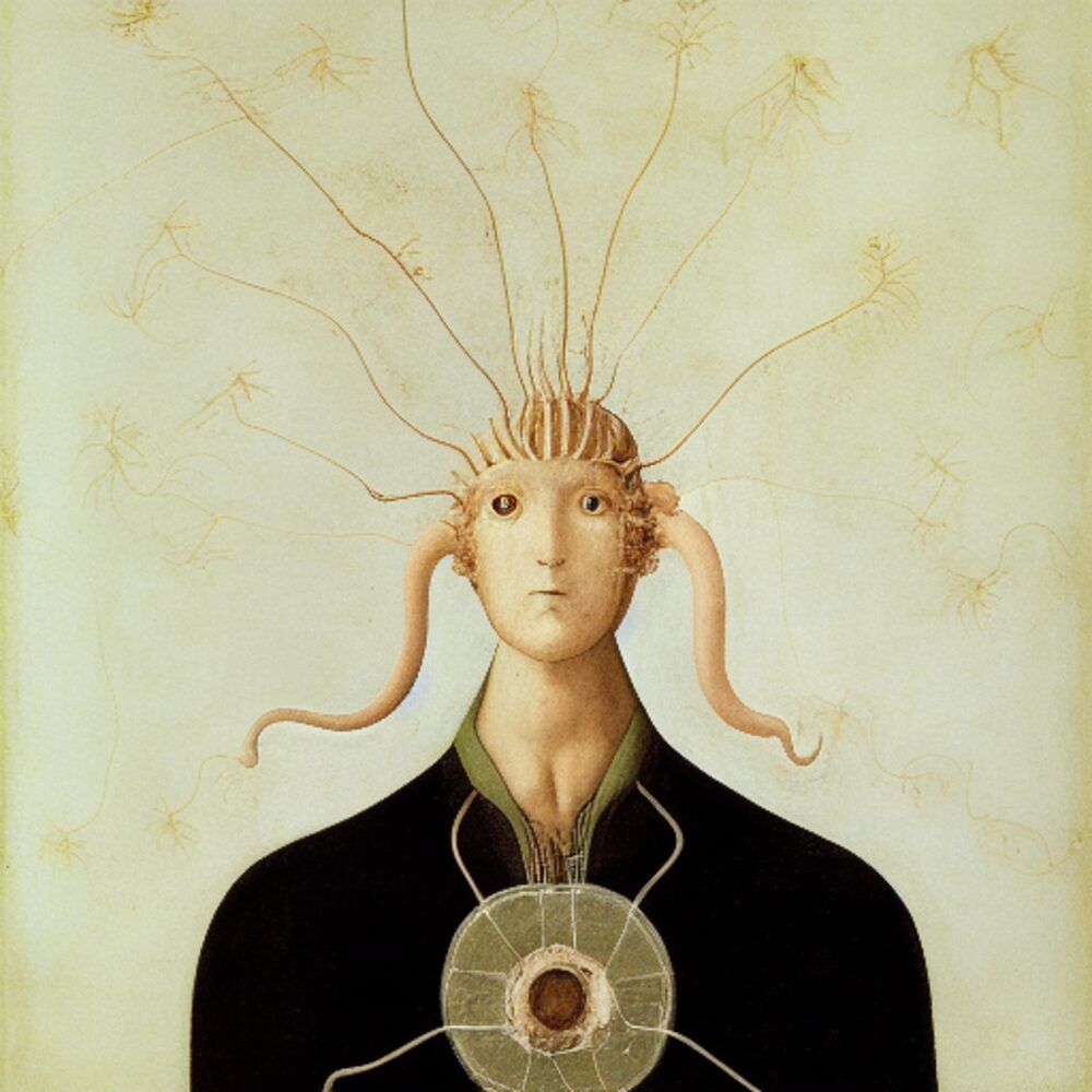 The Oracles — a surreal generative figure by Ira Greenberg